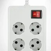 تصویر چهار راهی برق ارت دار بدون کابل (مربع، مغزی سرامیکی) بهداد الکتریک - کد 2153013395 