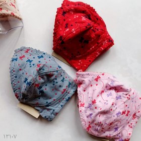 تصویر سوتین نخی گلستان گلدار 