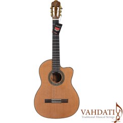 تصویر گیتار آریا مدل AK30-C رنگ چوب کات وی 