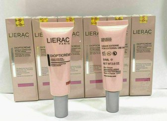 تصویر کرم ضد چروک دور چشم رنگی لیراک مدل دی اپتی Lierac Diopticreme Wrinkle Repair Cream