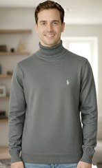 تصویر بافت یقه اسکی مردانه 