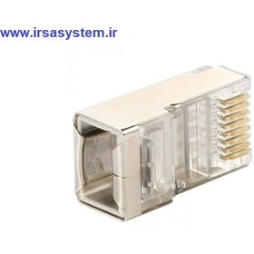 تصویر کانکتور شبکه (سوکت) فلزی CAT6 مدل ARA-02 بسته 10عددی 