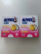 تصویر کاندوم کدکس تحریک کننده و تاخیری سه تایی Kodex condoms