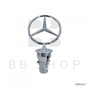 تصویر آرم ایستاده کاپوت مرسدس بنز مناسب کلاس C و E و S 