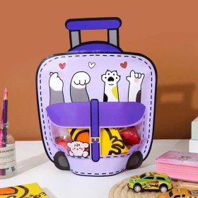 تصویر زیپ کیپ طرح چمدان سایز بزرگ 