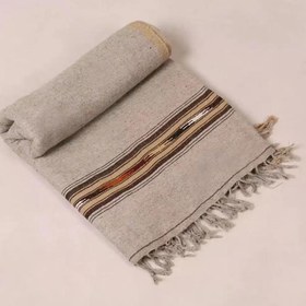 تصویر پتو افغان پشمی کد 488 Afghan wool blanket code 488