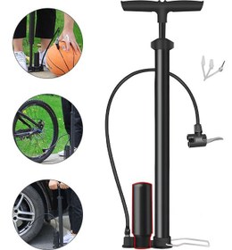 تصویر پمپ دوچرخه برند ununs Bicycle Pump,Portable Bike Tire Pump,160 Psi Bike Air Pump With Accessories,Universal Air Pump For Basketball Football Volleybal