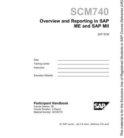 تصویر دانلود کتاب SAP SCM 740: Overview and Reporting in SAP ME and SAP MII کتاب انگلیسی SAP SCM 740: بررسی اجمالی و گزارش در SAP ME و SAP MII