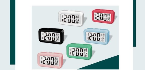 تصویر ساعت رومیزی LCD digital clock 