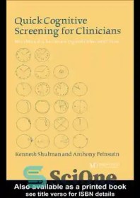 خرید و قیمت دانلود کتاب Quick cognitive screening for clinicians : mini ...