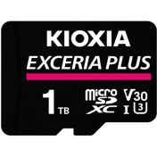 تصویر مموری کارت کیوکسیا مدل LMPL1M001TG2 Class10-U3 100MB/s با ظرفیت 1 ترابایت KIOXIA EXCERIA PLUS microSD Memory Card LMPL1M001TG2 Class10-U3 100MB/s 1TB