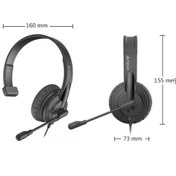تصویر هدست با سیم a4tech مدل hs-11 دو فیش aux ا headset headphone a4tech hs-11 headset headphone a4tech hs-11