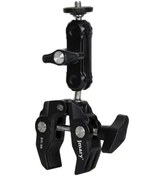 تصویر گیره خرچنگی یا کلمپ یا مانت موتور یا دوچرخه گوپرو اینستا 360 و Dji 