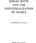 تصویر دانلود کتاب Sergei Witte and the Industrialization of Russia 1963 کتاب انگلیسی سرگئی ویته و صنعتی شدن روسیه 1963