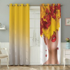 تصویر پرده نیروانا طرح مدرن مدل هازان کد 8871 سایز 140×280 سانتی متر 