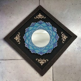 تصویر آیینه میناکاری همراه با قاب PVC کد DK25232 