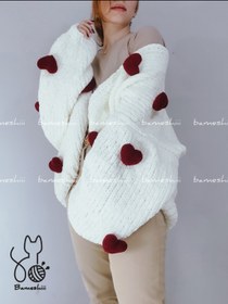 تصویر ژاکت قلبی بامشی 