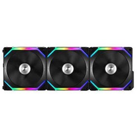 تصویر فن پردازنده لیان لی مدل UNI Fan SL V2 RGB Triple Pack Black 