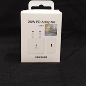 تصویر شارژر برندsamsung pdمدل 25w سه پين اورجينال Brand Samsung pd charger 25w three pin original