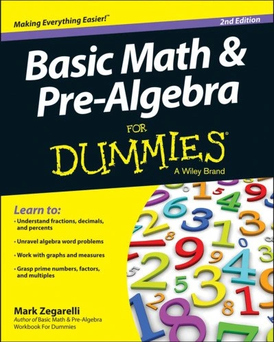 خرید و قیمت دانلود کتاب Basic Math and Pre-Algebra For Dummies ویرایش 2 ...
