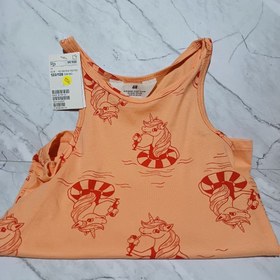 تصویر تاب دخترانه اچ اند ام مدل 6490 - نخی ضد حساسیت / رنگ آبی / 6تا8سال H&M