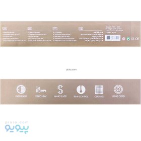 تصویر اتو مو کیمی مدل KM-329 مشکی مات Kemei