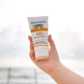 تصویر کرم ضدآفتاب فارماسریز بی رنگ اسپکتروم محافظ spf50 فارماسریز ضدآفتاب بی رنگ فارماسریز