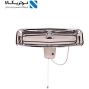 تصویر بخاری حمام ساده دیواری بدون گارد برند اتحاد قابل نصب روی دیوار 