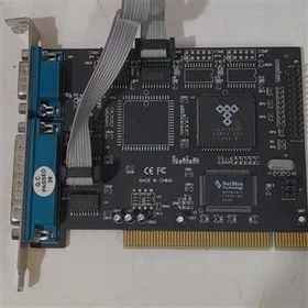 تصویر کارت تبدیل صنعتی pci به پارالل و کام 