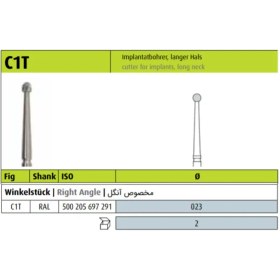 تصویر فرز روند کارباید آنگل جراحی Jota ROUND ANGLE SURGICAL BUR JOTA