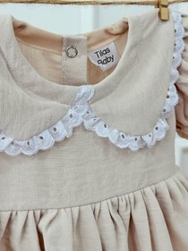 تصویر کد ۱۲۵۲ تیارا رنگ کرم 