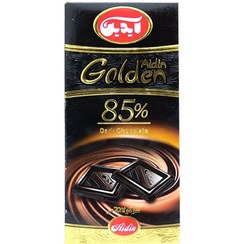 تصویر شکلات تلخ ۸۵ درصد آیدین وزن ۱۰۰ گرم 