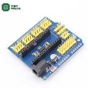 تصویر شیلد توسعه ورودی - خروجی آردوینو نانو ورژن 3 (مخصوص آردوینو) - Arduino Nano Expansion Shield V3.0 