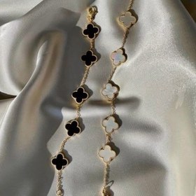 تصویر گردنبند ونکلیف مشکی زنانه کد ۱۱۲۹ 