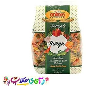 تصویر ماکارونی پیجی سبزیجات آنکارا وزن 350 گرم Ankara Paige vegetable pasta 350gr