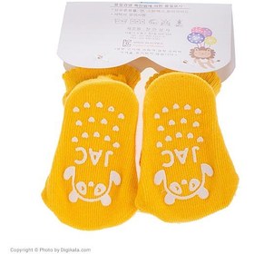 تصویر جوراب فانتزي طرح خرس نارنجي ا Orange Bear Fantasy Socks Orange Bear Fantasy Socks