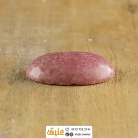 تصویر نگین تک رودونیت Rhodonite معدنی بسیار خوشرنگ و خالص 