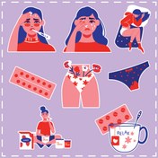 تصویر استیکر پک پریود سه 