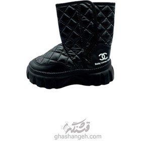 تصویر بوت بچگانه مدل چنل – مشکی 