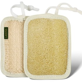 تصویر لیف و اسفنج حمام اورجینال برند Lamina مدل Loofah Sponge Set (2 Pack) کد 62853223 