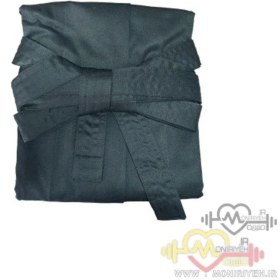 تصویر لباس هاکاما آیکیدو رنگ سیاه 