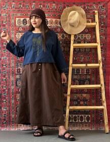 تصویر دامن زنانه 2جیب 