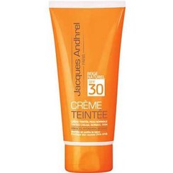 تصویر کرم ضد آفتاب رنگی ژاک آندرل پاریس مخصوص پوست خشک و معمولیCREAM TINTED SPF 30 حجم 50 میلی لیتر 