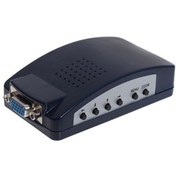 تصویر مبدل S-Video و AV به VGA فرانت Faranet Composite AV/S-Video to VGA Converter