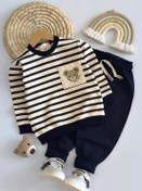 تصویر دورس تدی وشلوارکتانش کد ۳۱۰۶ سایز۳۵/۴۰/۴۵ مناسب ۷ ماه تا ۵سال