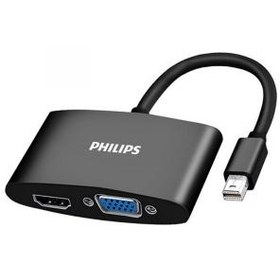 تصویر مبدل PHILIPS MINIDISPLAY to HDMI and VGA 