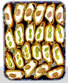 تصویر سوهان گزی با مغز پسته و آجیل درجه 1 ( 650گرم ) سوهان درجه 1