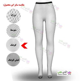 تصویر جوراب شلواری فانتزی زنبوری فیشنت (مش ریز) 