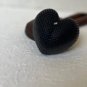 تصویر شمع دکوراتیو قلب 