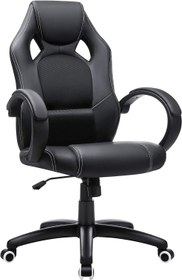 تصویر Songmics Office Chair Gaming Chair Desk Chair Computer Chair Swivel Chair With Tilting Mechanism Work Chair Height Adjustable Black Obg56B - ارسال 15 الی 20 روز کاری 